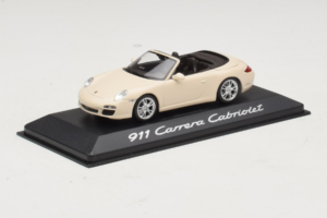 Porsche 911 997 Carrera Cabriolet Hvid Minichamps 1:43 WAP02001118 Metal — billede 2 af 5