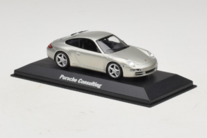 Porsche 911 997 Carrera Silver Metallic Minichamps 1:43 WAP02011515 Metal — billede 2 af 5