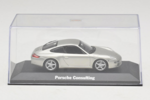 Porsche 911 997 Carrera Silver Metallic Minichamps 1:43 WAP02011515 Metal — billede 4 af 5