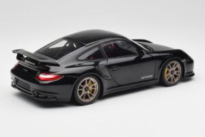 Porsche 911 997 GT2 RS Sort & Sølv Hjul Minichamps 1:18 100069401 Metal — billede 3 af 8