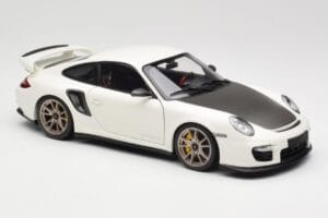 Porsche 911 997 GT2 RS Hvid Minichamps 1:18 100069400 Metal — billede 6 af 8