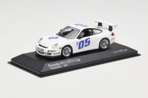 Porsche 911 997 GT3 Cup #5 Presentation 2005 Minichamps 1:43 400056400 Metal — billede 2 af 4