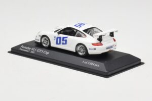 Porsche 911 997 GT3 Cup #5 Presentation 2005 Minichamps 1:43 400056400 Metal — billede 3 af 4