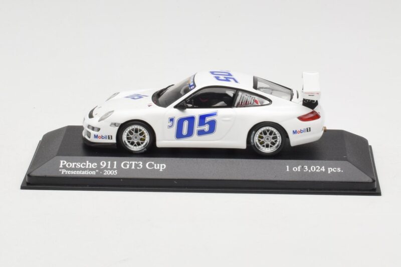 Porsche 911 997 GT3 Cup #5 Presentation 2005 Minichamps 1:43 400056400 Metal