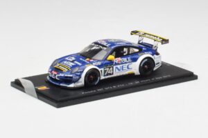 Porsche 911 997 GT3 R #74 Prospeed P. van Splunteren / M. Soulet / F. Derdaele / B. Bouvy 24 Hours of Spa 2012 Spark 1:43 SB0 — billede 2 af 4