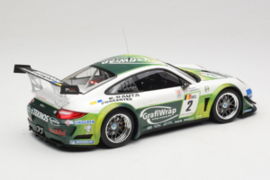 Porsche 911 997 GT3 R #2 Prospeed Competition B. Heylen / P. Lappalainen FIA GT3 2011 Minichamps 1:18 151118902 Metal — billede 2 af 6