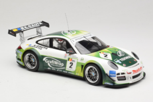 Porsche 911 997 GT3 R #2 Prospeed Competition B. Heylen / P. Lappalainen FIA GT3 2011 Minichamps 1:18 151118902 Metal — billede 4 af 6