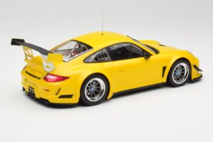 Porsche 911 997 GT3 R Street Racing Gul Minichamps 1:18 151108902 Metal — billede 2 af 6