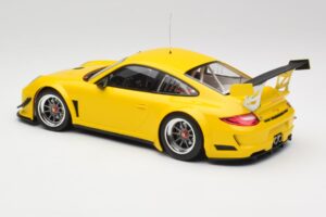 Porsche 911 997 GT3 R Street Racing Gul Minichamps 1:18 151108902 Metal — billede 5 af 6