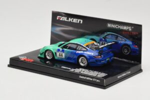 Porsche 911 997 GT3 R #44 Team Falken S. Henzler / P. Dumbreck / M. Ragginger / S. Asch 24 Hours Nurburgring 2011 Minichamps  — billede 3 af 4
