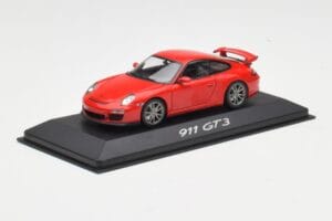Porsche 911 997 GT3 Rød Minichamps 1:43 WAP02001619 Metal — billede 2 af 4