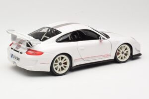 Porsche 911 997 GT3 RS 4.0 Hvid Bburago 1:18 18-11036 Metal — billede 3 af 8
