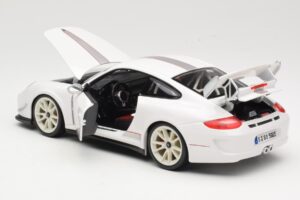 Porsche 911 997 GT3 RS 4.0 Hvid Bburago 1:18 18-11036 Metal — billede 5 af 8