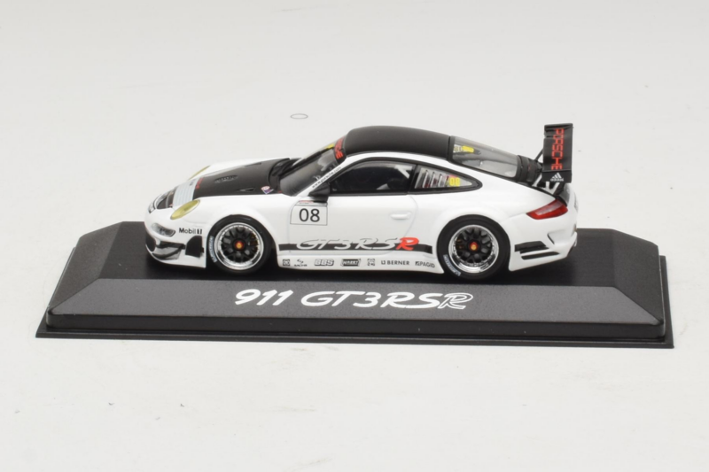 Porsche 911 997 GT3 RS #8 Hvid Minichamps 1:43 WAP02003018 Metal