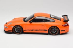 Porsche 911 997 GT3 RS Orange Minichamps 1:18 155062122 Metal — billede 3 af 6