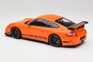 Porsche 911 997 GT3 RS Orange Minichamps 1:18 155062122 Metal — billede 5 af 6
