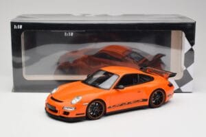 Porsche 911 997 GT3 RS Orange Minichamps 1:18 155062122 Metal — billede 6 af 6