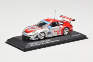 Porsche 911 997 GT3 RSR #80 Flying Lizard J. Van Overbeek / J. Bergmeister / S. Neiman 24 Hours of Le Mans 2008 Minichamps 1: — billede 2 af 4