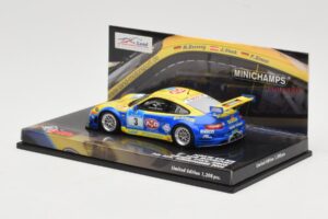 Porsche 911 997 GT3 RSR #3 24 Hours Nurburgring 2008 Minichamps 1:43 437087803 Metal — billede 3 af 4