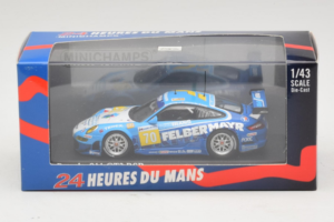 Porsche 911 GT3 RSR #70 H. Felbermayr / H. Felbermayr Jr. Felbermayr-Proton 24 Hours of Le Mans 2009 Minichamps 1:43 40009697 — billede 4 af 4
