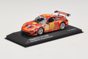 Porsche 911 997 GT3 RSR #75 O. Young / P. Hesnault 24 Hours of Le Mans 2009 Minichamps 1:43 400096975 Metal — billede 2 af 4
