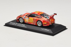 Porsche 911 997 GT3 RSR #75 O. Young / P. Hesnault 24 Hours of Le Mans 2009 Minichamps 1:43 400096975 Metal — billede 3 af 4