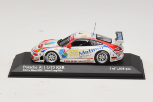 Porsche 911 997 GT3 RSR #76 R. Narac / P. Long / P. Pilet 24 Hours of Le Mans 2009 Minichamps 1:43 400096976 Metal