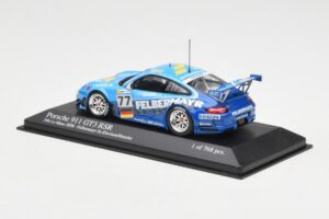 Porsche 911 997 GT3 RSR #77 Felbermayr-Proton Davidson / Henzler 24 Hours of Le Mans 2008 Minichamps 1:43 400087877 Metal — billede 3 af 4