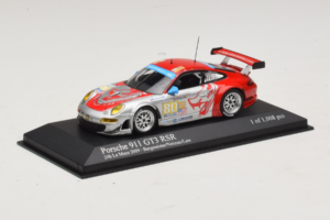 Porsche 911 997 GT3 RSR #80 J. Bergmeister / S. Neiman / D. Law 24 Hours of Le Mans 2009 Minichamps 1:43 400096980 Metal — billede 2 af 4