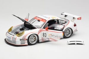 Porsche 911 997 GT3 RSR #83 Team Seikel L. Nielsen / M. Ehret / D. Farnbacher 24 Hours of Le Mans 2006 Minichamps 1:18 100066 — billede 2 af 8