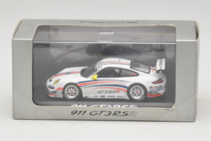 Porsche 911 997 GT3 RSR Hvid Med Blå og Orange Striber 2007 Minichamps 1:43 WAP02000618 Metal — billede 4 af 4