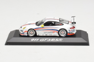Porsche 911 997 GT3 RSR Hvid Med Blå og Orange Striber 2007 Minichamps 1:43 WAP02000618 Metal