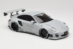 Porsche 911 997 Liberty Walk Grå GT Spirit 1:18 GT126 Resin — billede 4 af 6