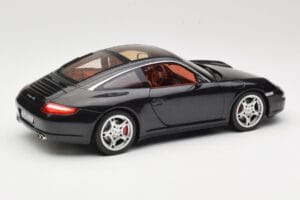 Porsche 911 997 Targa Sort Norev 1:18 187506 Metal — billede 3 af 8