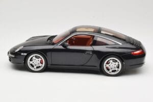 Porsche 911 997 Targa Sort Norev 1:18 187506 Metal — billede 4 af 8