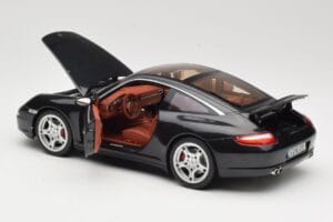 Porsche 911 997 Targa Sort Norev 1:18 187506 Metal — billede 5 af 8