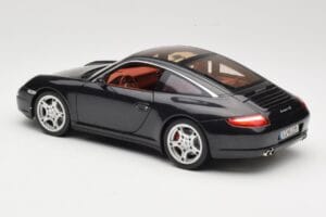 Porsche 911 997 Targa Sort Norev 1:18 187506 Metal — billede 7 af 8