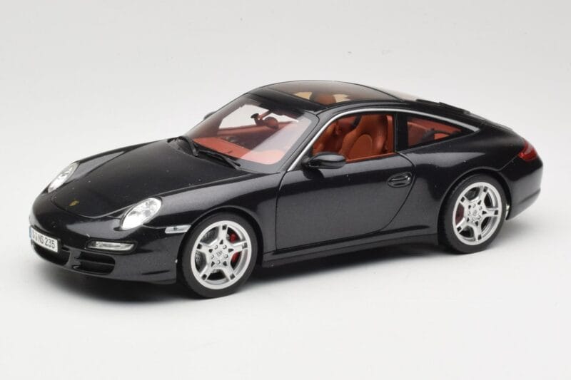 Porsche 911 997 Targa Sort Norev 1:18 187506 Metal