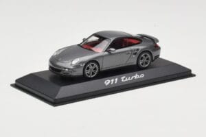 Porsche 911 997 Turbo Anthracite Grey Minichamps 1:43 WAP0200010A Metal — billede 2 af 4
