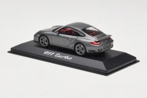 Porsche 911 997 Turbo Anthracite Grey Minichamps 1:43 WAP0200010A Metal — billede 3 af 4