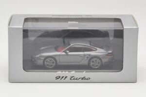 Porsche 911 997 Turbo Anthracite Grey Minichamps 1:43 WAP0200010A Metal — billede 4 af 4