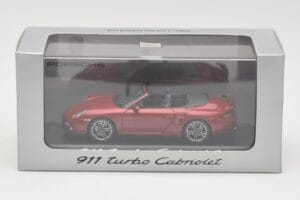 Porsche 911 997 Turbo Cabriolet Rød Minichamps 1:43 WAP0200130A Metal — billede 4 af 4
