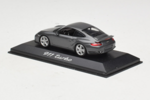 Porsche 911 997 Turbo Grey Metallic Minichamps 1:43 WAP02013116 Metal — billede 3 af 4