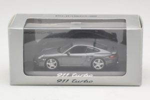 Porsche 911 997 Turbo Grey Metallic Minichamps 1:43 WAP02013116 Metal — billede 4 af 4