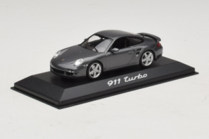 Porsche 911 997 Turbo Grey Metallic Minichamps 1:43 WAP02013016 Metal — billede 2 af 5