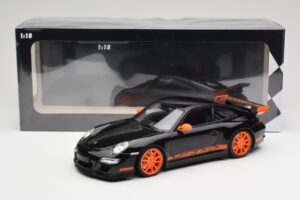 Porsche 911 997.1 GT3 RS Sort Minichamps 1:18 155062121 Metal — billede 6 af 6