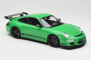 Porsche 911 997.1 GT3 RS Grøn Minichamps 1:18 155062124 Metal — billede 4 af 6