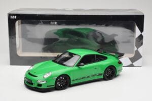 Porsche 911 997.1 GT3 RS Grøn Minichamps 1:18 155062124 Metal — billede 6 af 6