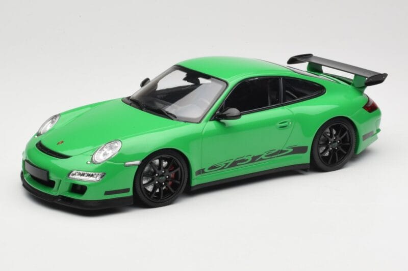 Porsche 911 997.1 GT3 RS Grøn Minichamps 1:18 155062124 Metal