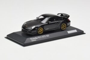 Porsche 911 997.2 GT2 RS Sort med Gyldne Fælge Minichamps 1:43 400069402 Metal — billede 2 af 4